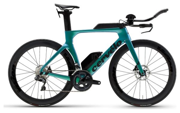 Bicicleta Triatlón Cervélo P-Series Disc Shimano Ultegra Di2 R8050 11S Chameleon / Azul 2021