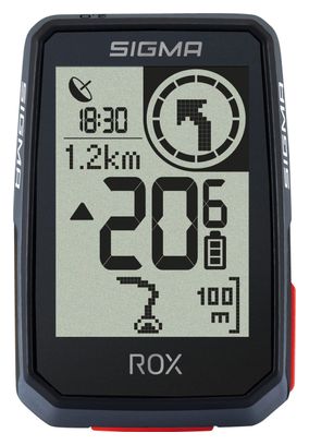 Set di ciclocomputer GPS Sigma ROX 2.0 nero - Prodotto ricondizionato