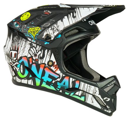 Casco integrale O'Neal Backflip Rancid Nero / Bianco