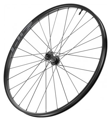 Zipp 101 XPLR Tubeless 650b Disc Front Wheel | 12x100mm | Centerlock | Black and gray