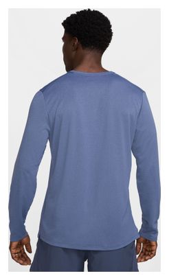 Maglia a maniche lunghe Nike Miler Uomo Blu