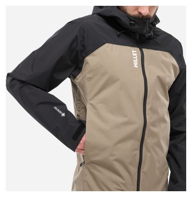 Waterdicht herenjack Millet Seneca Gore-Tex 2L Beige