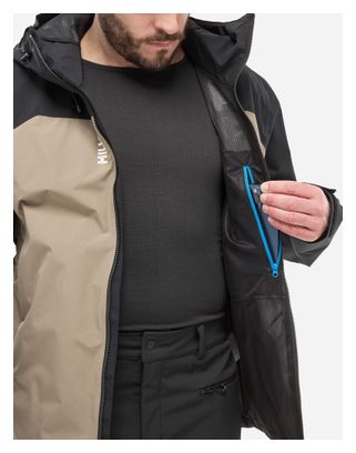 Waterdicht herenjack Millet Seneca Gore-Tex 2L Beige