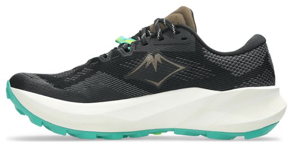 Chaussures Trail Asics Trabuco 14 Noir/Vert Homme