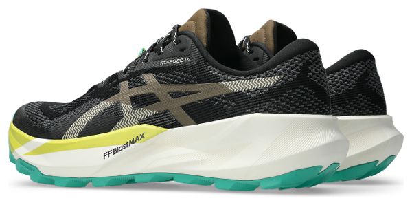 Chaussures Trail Asics Trabuco 14 Noir/Vert Homme