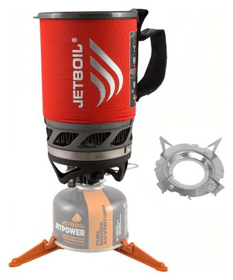 Estufa Jetboil Micromo (+ Soporte Olla) Roja