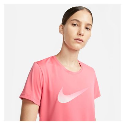 Damen Nike Dri-Fit Swoosh Kurzarmtrikot Pink