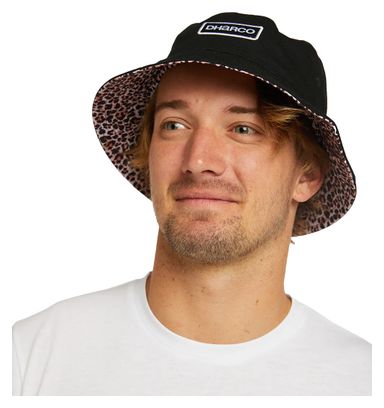 Unisex Reversible Hat Dharco Leopard/Black