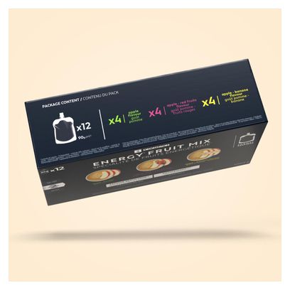 12 Energy Gels Aptonia Energy Fruit Mix 90g