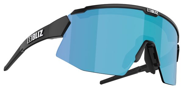 Bliz Breeze Small Brille Schwarz/Blaue Gläser + Klare Gläser Inklusive