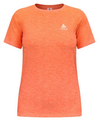 Maglia a manica corta Odlo Essentials Seamless da donna Coral