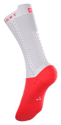 Calzini Compressport Pro Racing V4.0 Bike Ironman 2026 Bianco/Rosso
