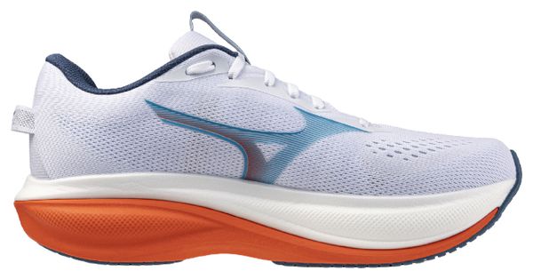 Zapatillas de running Mizuno Wave Rider 30 Blanco/Azul/Naranja para hombre
