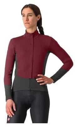 Damen Langarm Jacke Castelli Perfetto Air Bordeaux