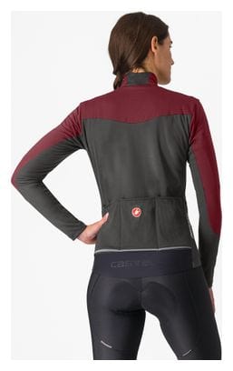 Giacca a maniche lunghe Castelli Perfetto Air Bordeaux Donna