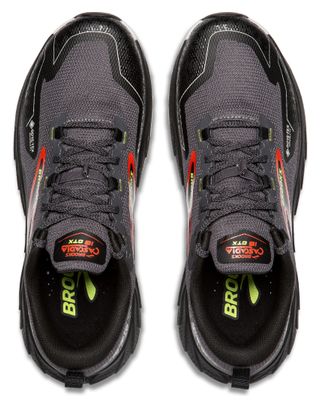 Chaussures Trail Brooks Cascadia 18 GTX Noir/Rouge Homme