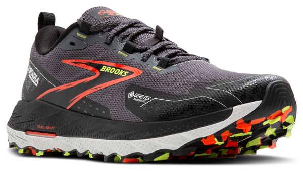 Brooks Cascadia 18 GTX Trail Shoes Black/Red Men's