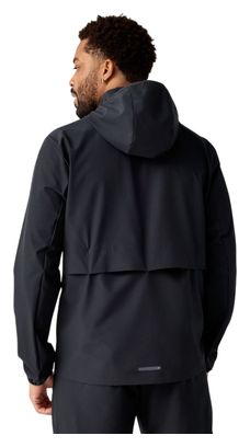 Chaqueta cortavientos Brooks Canopy negra para hombre