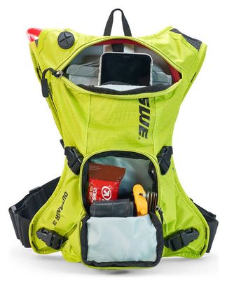 USWE Outlander 3 Hydration Pack with Water Bag 1.5L Neon Yellow