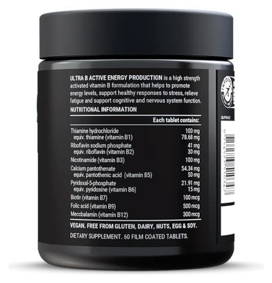 Pillar Ultra B Active Integratore alimentare - 60 Capsule