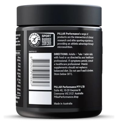 Pillar Ultra B Active Integratore alimentare - 60 Capsule