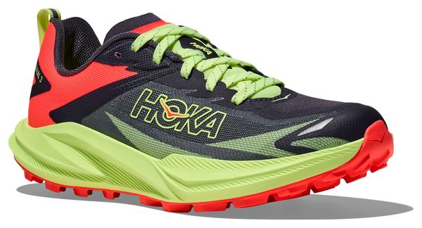 Chaussures Trail Hoka Zinal 3 Noir/Jaune/Rouge Femme