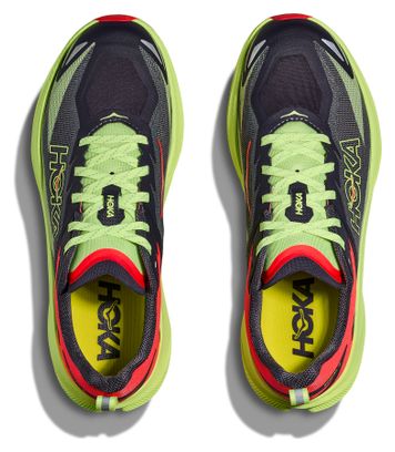 Chaussures Trail Hoka Zinal 3 Noir/Jaune/Rouge Femme