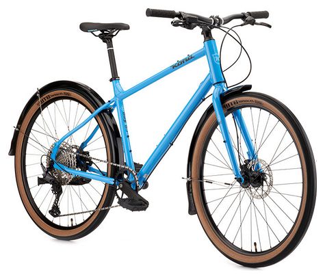 Kona Dew Deluxe Bicicleta de Ciudad Fitness Shimano Deore 11S 650b Azul Brillante 2022