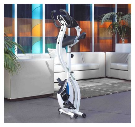 Vélo d'appartement - ION Fitness - cardio pliable - Axel blanc