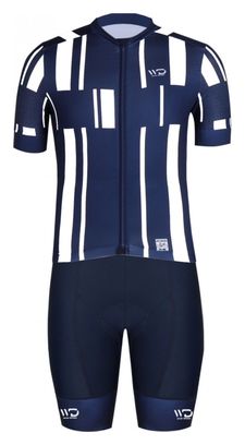 Maillot de cyclisme femme NAVY blanc/noir