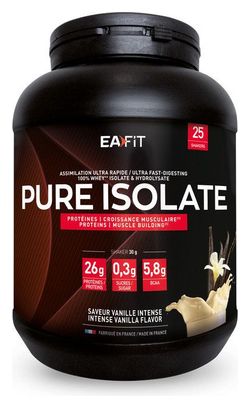 EAFIT Pure Isolate Vanille 750g