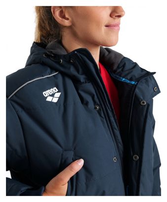 Unisex Arena Team solid Parka Blau