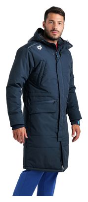 Unisex Arena Team solid Parka Blau