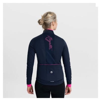 Veste Velo Hiver Rogelli Essential - Femme - Bleu/Rose