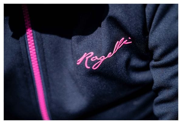 Veste Velo Hiver Rogelli Essential - Femme - Bleu/Rose