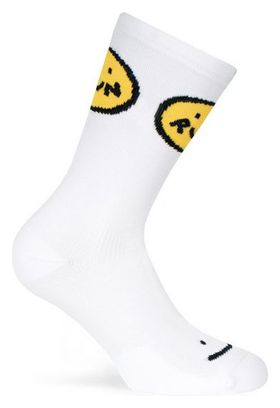 Pacific And Co Smile Run Socks White
