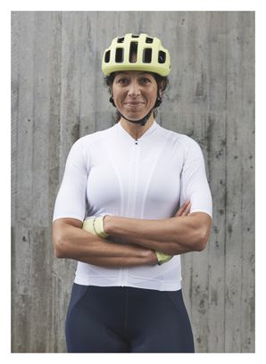 Poc Pristine Print Hydrogen White Women's Short Sleeve Jersey