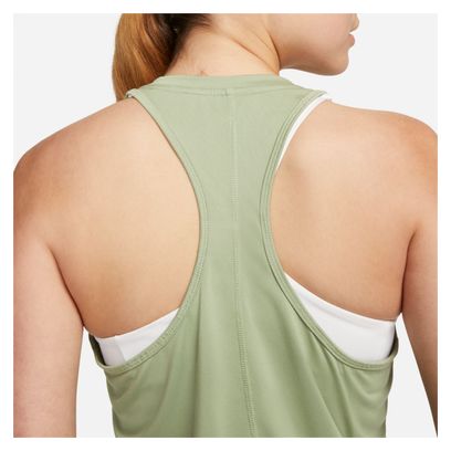 Camiseta de tirantes Nike One Dri-FIT Swoosh Verde para mujer