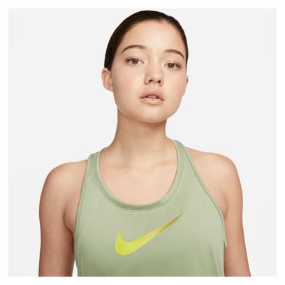 Débardeur Femme Nike Dri-Fit Swoosh Vert
