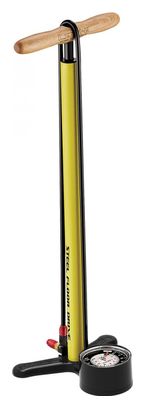 Pompa d&#39;azionamento a pavimento in acciaio LEZYNE giallo lucido