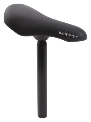 Combo selle BMX KHE rembourrée 27 2 mm