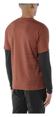 Salomon Sense Aero Graphic Lauf-T-Shirt für Herren, braun