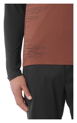 Salomon Sense Aero Graphic Lauf-T-Shirt für Herren, braun