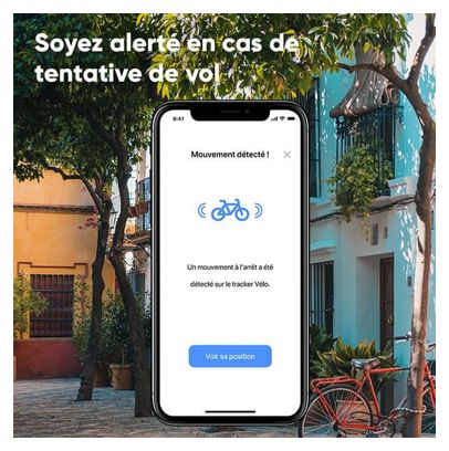 BIKE TRACKER Traceur GPS antivol vélo - Invoxia