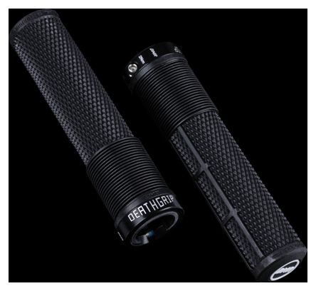 Paire de Grips DMR Deathgrip2 Flangeless Grips Noire