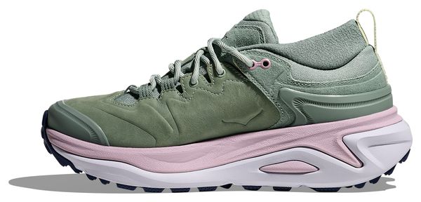 Zapatillas de senderismo Hoka Kaha 3 Low GTX Verde/Rosa Mujer