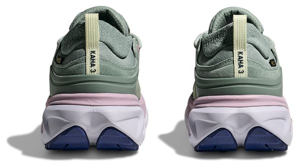 Zapatillas de senderismo Hoka Kaha 3 Low GTX Verde/Rosa Mujer