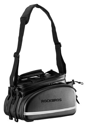 Sacoche de porte-bagages arrière pour vélo  extensible à 35 L
