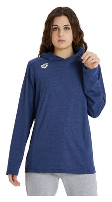 T-shirt à capuche et à manches longues Unisexe Arena Team Panel Bleu