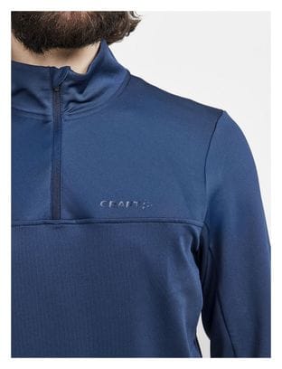 Craft Core Gain Blue Men's 1/2 Zip Collar Long Sleeve Jersey